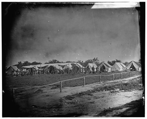 Washington, District of Columbia. Signal Corps camp near Georgetown