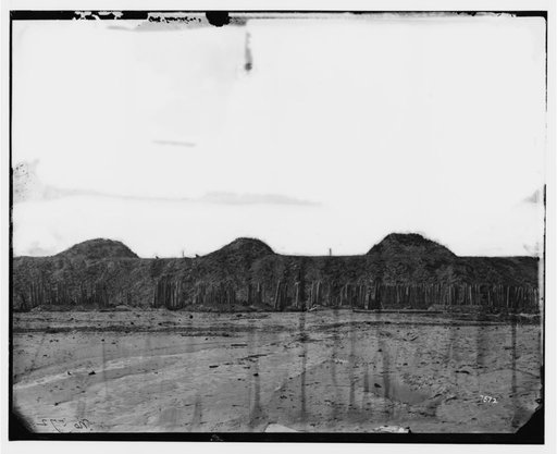 Fort Fisher, North Carolina. View on land face