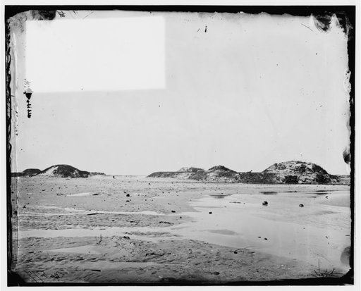 Fort Fisher, North Carolina. Sea face from sixth to eleventh traverse