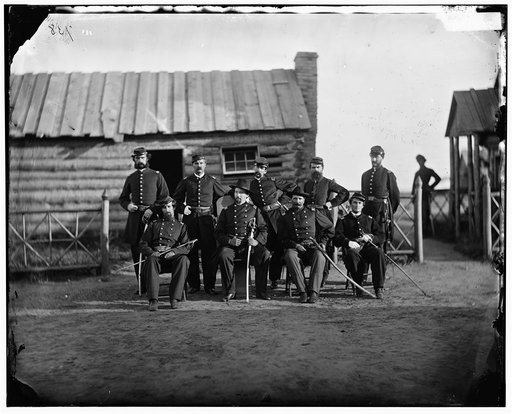 Prospect Hill, Virginia. Gen. Henry S. Gansevoort and staff