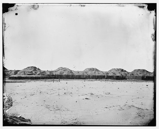 Fort Fisher, North Carolina. Panoramic view of front. (Part 2)