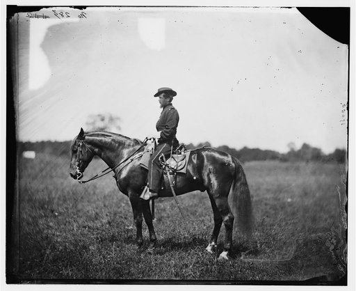Bealeton, Virginia. Captain Henry Page, assistant quartermaster, at Army of the Potomac headquarters