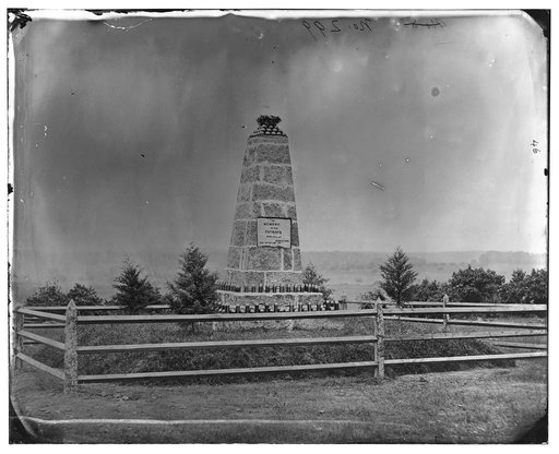Groveton, Virginia. Monument on battlefield of Groveton