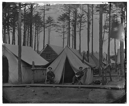 Brandy Station, Virginia. Winter camp of Chief Commissary Army of the Potomac