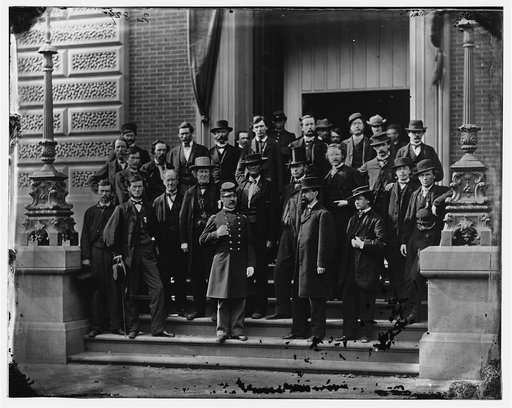 Group at Quartermaster General's office, Washington, D.C.