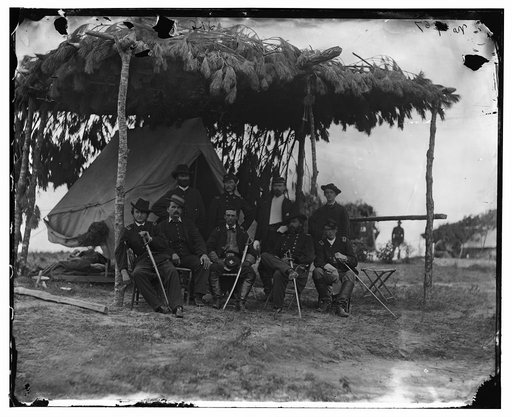 Petersburg, Virginia. Gen. Orlando B. Willcox and staff