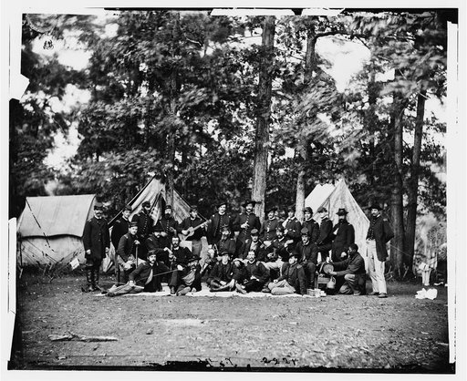 Culpeper, Virginia. Officers of U.S. Horse Artillery. Army of the Potomac