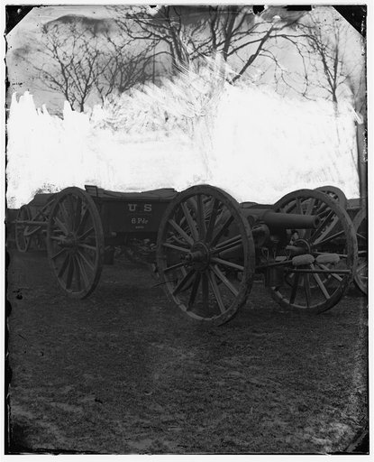 Washington, District of Columbia. Wiard 6-pdr. Gun at the Arsenal