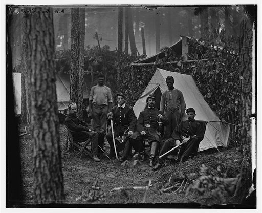 Petersburg, Virginia. Officers of 114th Pennsylvania Infantry