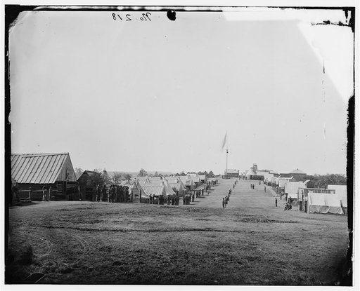 Prospect Hill, Virginia. Camp of the 13th Regiment New York Cavalry. ("Seymour Light")