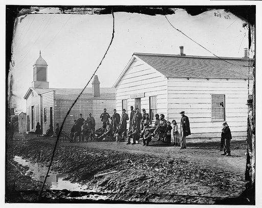 Band Quarters of 9th or 10th Veteran Reserve Corp. Wash. D.C., April 1865.