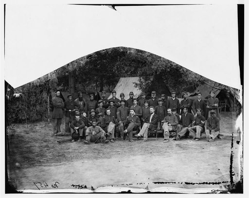 Bealeton, Virginia. Company I, 93d New York Infantry