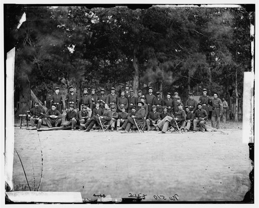 Bealeton, Virginia. Company A, 93d New York Infantry