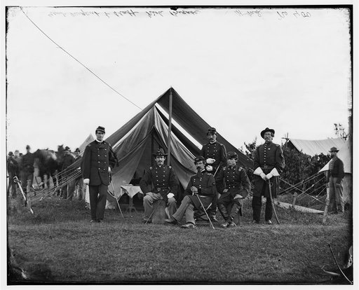 Washington, District of Columbia (vicinity)]. Gen. Robert Nugent and staff. (Irish Brigade)