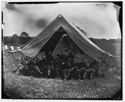 Washington, District of Columbia (vicinity)]. Gen. Martin D. Hardin and staff