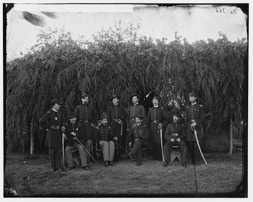 Washington, District of Columbia (vicinity). Officers of 3d U.S. Infantry