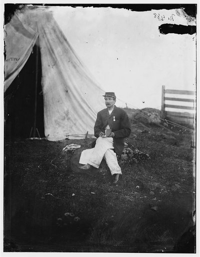 Gettysburg, Pennsylvania. Capt. [John J] Huff's clerk