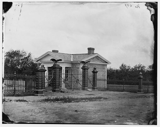 Gettysburg, Pennsylvania. Entrance to Gettysburg National Cemetery