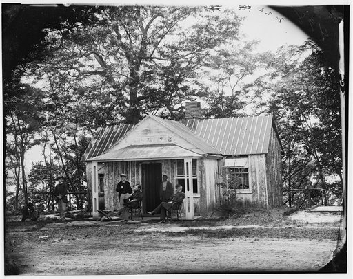 Brandy Station, Virginia?]. Officers' quarters