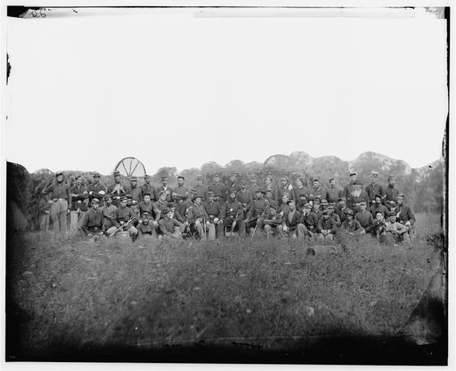 Bealeton, Virginia. Company K, 93rd New York Infantry