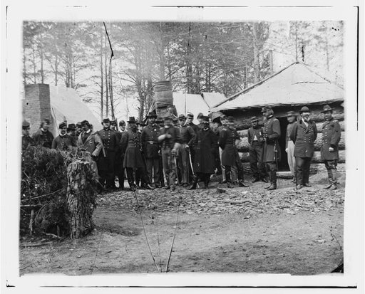 Brandy Station, Virginia (vicinity). Gen. George G. Meade and staff