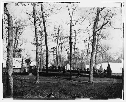 Brandy Station, Virginia (vicinity). Field hospital of 3d Division, 2d Army Corps