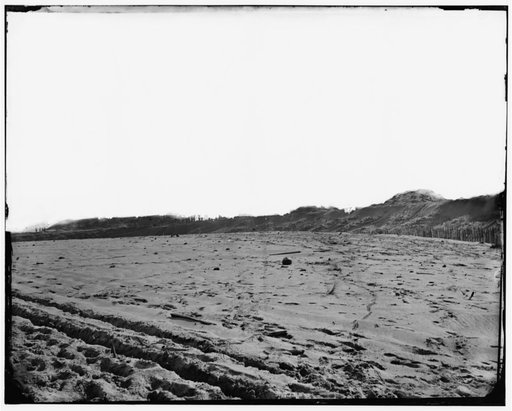 Fort Fisher, North Carolina. View on land face