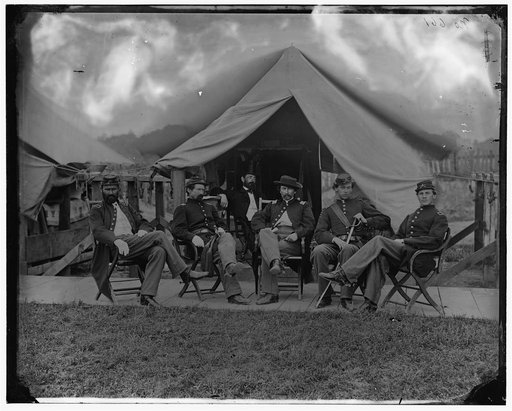 Washington, District of Columbia (vicinity). Officers of 5th U.S. Cavalry
