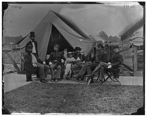 Washington, District of Columbia (vicinity). Officers of 5th U.S. Cavalry