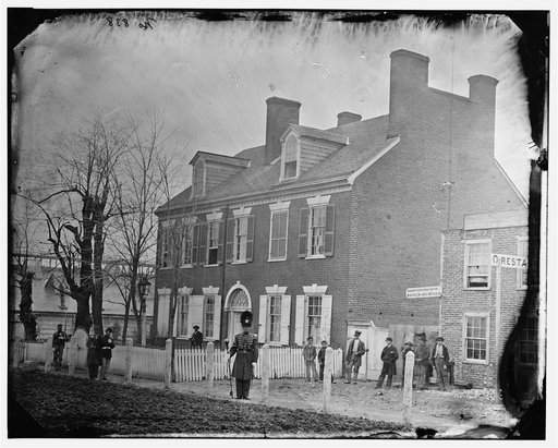 Washington, District of Columbia. Gen. Alfred Pleasonton's quarters