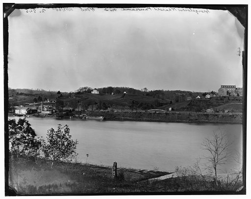Washington, District of Columbia. View of Georgetown from across the river