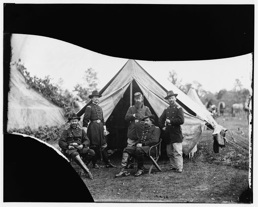 Culpeper, Virginia (vicinity). Generals, [Gershom] Mott, [John H.H.] Ward and Colonels, Austin, [William Brewster and John E.] Farnum