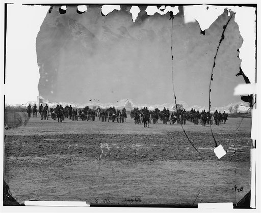 Washington, District of Columbia. 17th New York Independent Battery Light Artillery on review