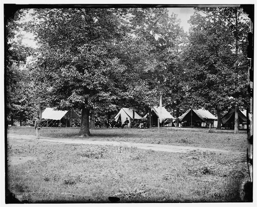 Washington, District of Columbia (vicinity). Gen. William F. Bartlett's camp