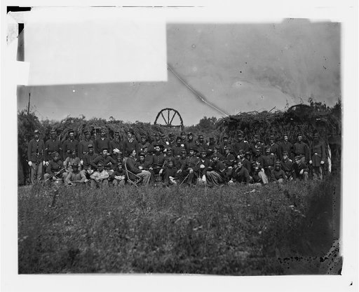 Bealeton, Virginia. Company K 93d New York Infantry headquarters guard. Army of the Potomac