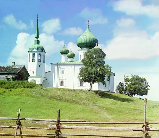 T︠S︡erkovʹ Īoanna Predtechi na Malyshevoĭ gori︠e︡. Starai︠a︡ Ladoga. [Rossiĭskai︠a︡ imperii︠a︡