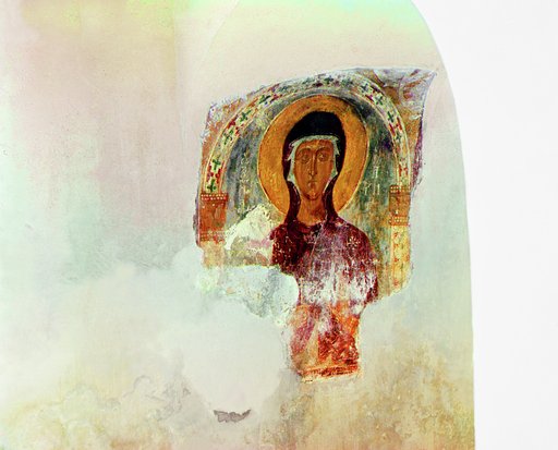 Sti︠e︡nnai︠a︡ zhivopisʹ v T︠S︡erkvi Sv. Georgīi︠a︡. [Starai︠ ︡Ladoga, Rossiĭskai︠a︡ imperii︠a︡