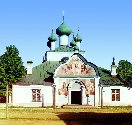 Tserkov' Spasa nerukotvornogo obraza Klimentovskogo prikhoda v Novoi Ladoge Sankt-Peterburgskoi gubernii
