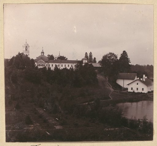 Holy Trinity Aleksandr Svirskii Monastery. View from the road