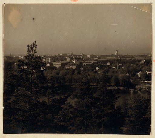 Vid na Vyborg s gory Papula
