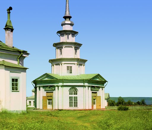 Petrozavodsk. Chasovni︠a︡, postroennai︠a︡ Petrom I