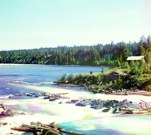 Detail of the Por-Porog waterfal