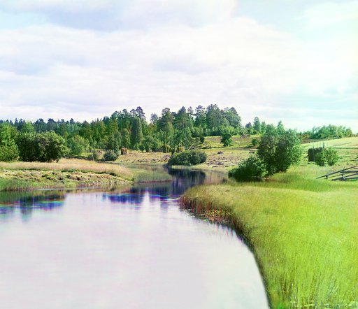 Lizhma River near the village of Lizhma
