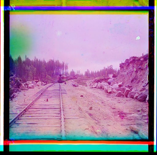 Railway near the Maselgskaia Station