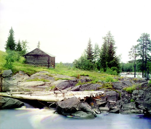 Study near the rapid of Matkozhnia on the Vyg River