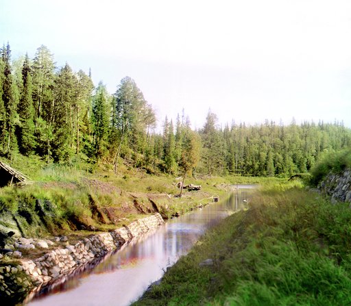 Kanal v Solovet︠s︡kom monastyri︠e︡. [Solovet︠i︡e ostrova