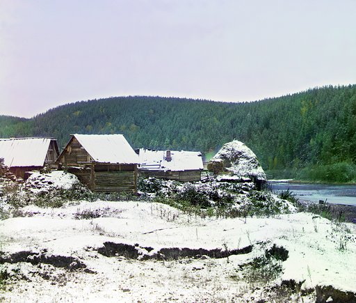 Bliz stant︠s︡īi Vi︠a︡zovai︠a︡ Samar-Zlatoust. zh. d. 12-go senti︠a︡bri︠a︡ 1909 g.