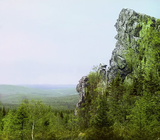 In the mountains near the Bakalskii mine