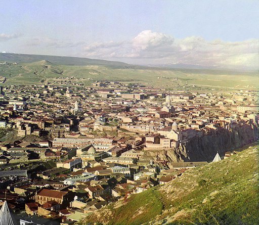 View of Tiflis from Botanic mountain