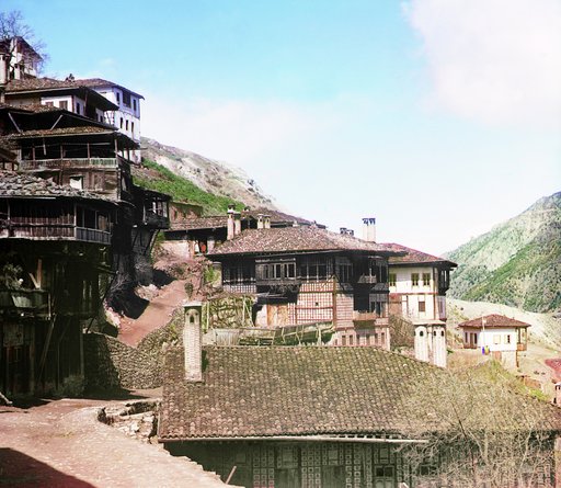 City of Artvin, Turkish houses